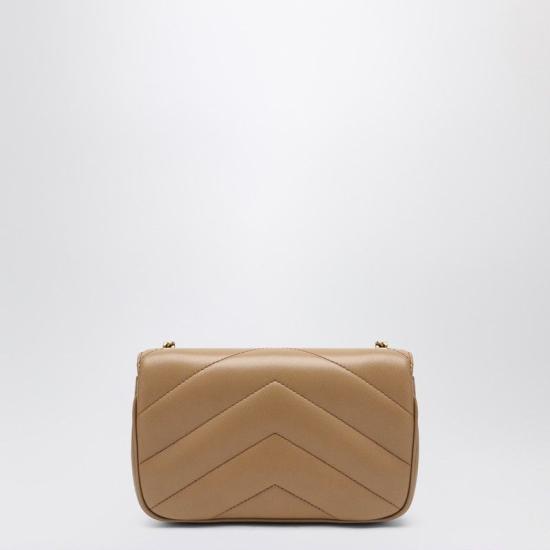 25FW 생로랑 루루 미니 램스킨 821749AAEAX 2357 CAMEL - SAINT LAURENT