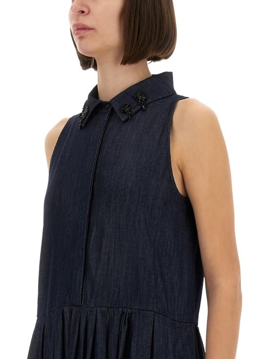 25FW 에스막스마라 미디 원피스 2529226012600 275001 BLUE - 'S MAX MARA