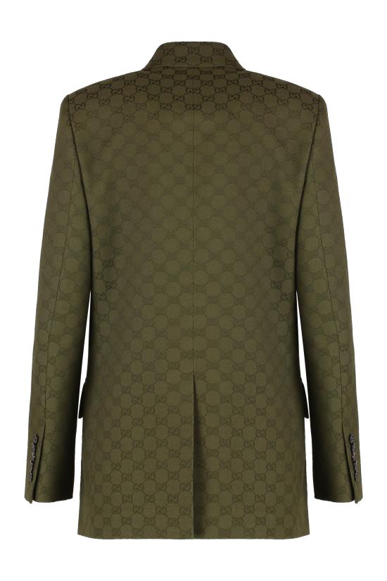 25FW 구찌 더블 브레스트 블레이저 831993 Z7AH83602 GREEN - GUCCI