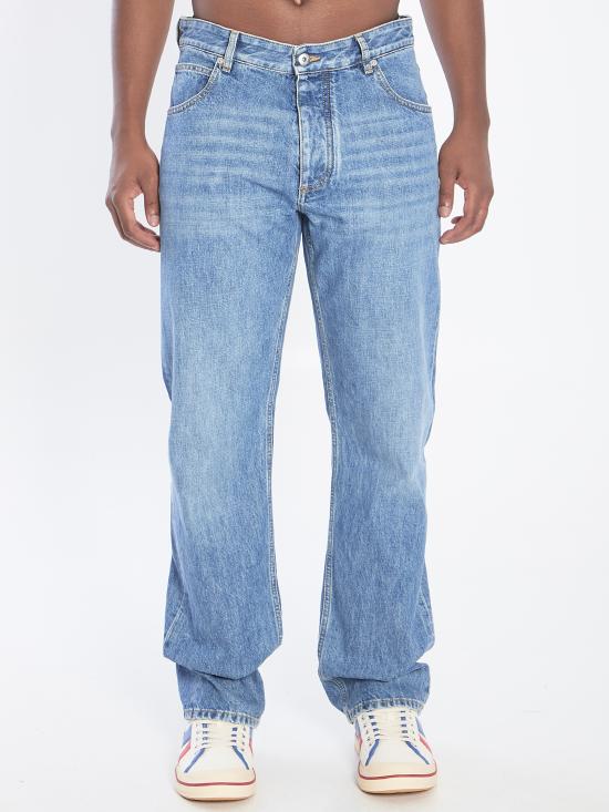 25FW 보테가베네타 스트레이트 팬츠 813511 V42W04715 BLUE