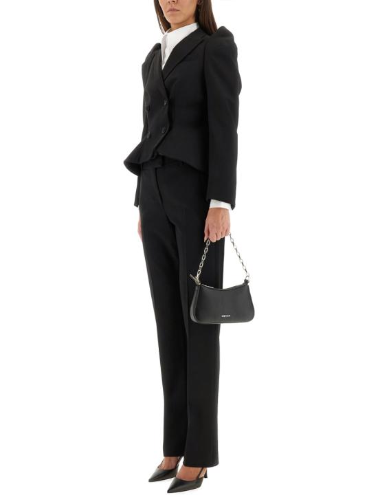 25FW 알렉산더 맥퀸 스트레이트 팬츠 843646 QJAFK1000 BLACK - ALEXANDER MCQUEEN