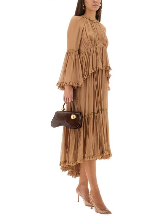 25FW 짐머만 미디 원피스 5345DF251 BIS BEIGE - ZIMMERMANN