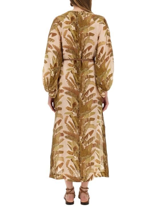 25FW 짐머만 미디 원피스 3709DSS253 GRPM GREEN - ZIMMERMANN