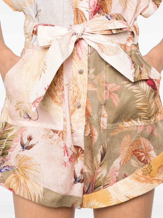 25FW 짐머만 점프수트 4235YSS253 SPLI MULTICOLOUR - ZIMMERMANN