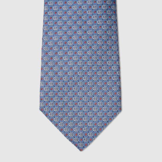 25FW 구찌 넥타이 836123 4E0094976 BABY BLUE - GUCCI