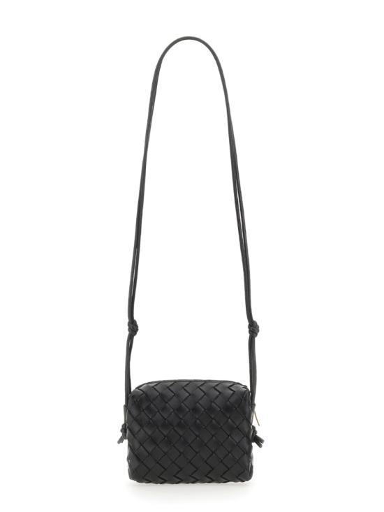 25FW 보테가베네타 미니 루프 카메라 백 723547 V1G118425 BLACK - BOTTEGA VENETA