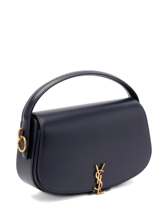 25FW 생로랑 볼테르 하프문백 837382 0SX0W4981 BLUE - SAINT LAURENT