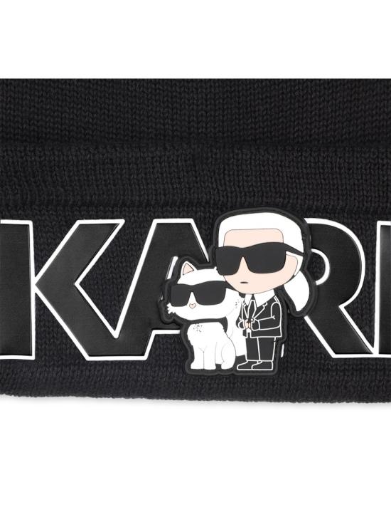 25FW [키즈] 칼라거펠트 모자 Z31012K 09B BLACK - KARL LAGERFELD