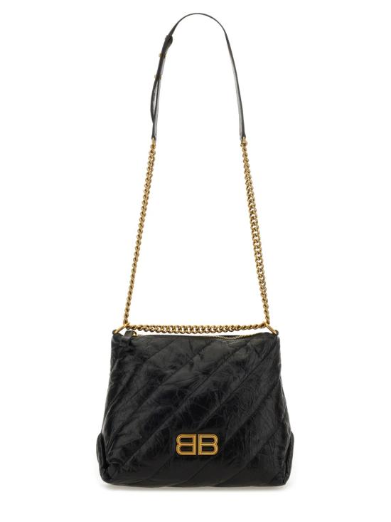 25FW 발렌시아가 크러쉬 호보백 스몰 806479 210J11000 BLACK - BALENCIAGA