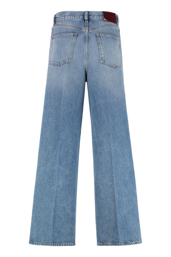 25FW 구찌 와이드 레그 데님 팬츠 816971 XDC7S4009 DENIM - GUCCI