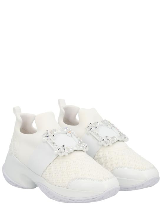 25FW 로저비비에 비브 런 스니커즈 RVW50624180KO TB001 WHITE - ROGER VIVIER