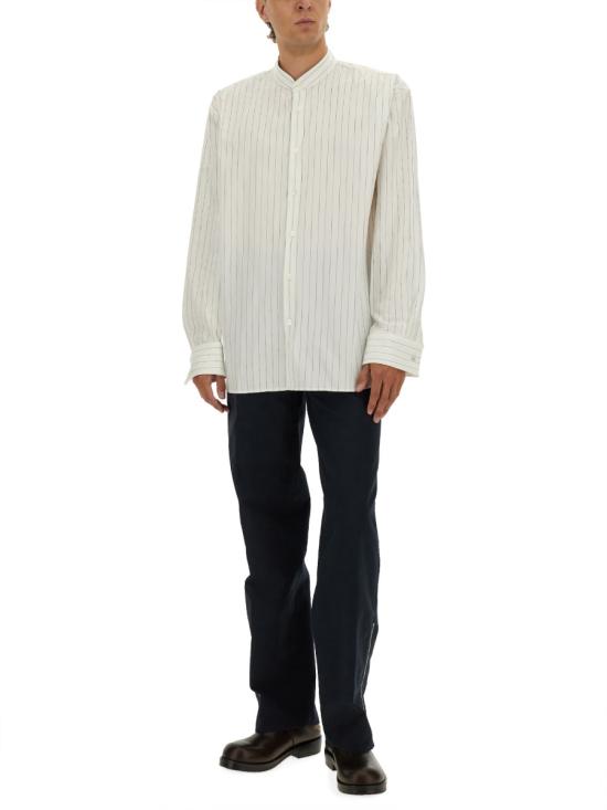 25FW 드리스 반 노튼 긴팔 셔츠 020767 2021509 WHITE - DRIES VAN NOTEN