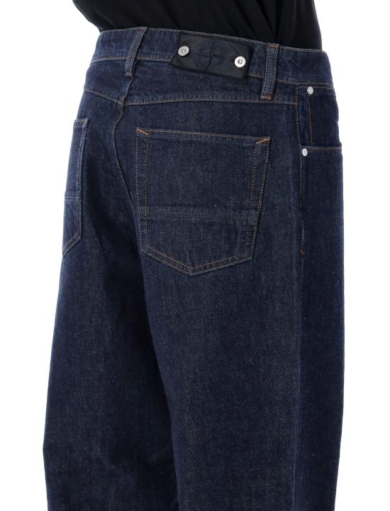 25FW 스톤 아일랜드 스트레이트 팬츠 S15J100006S00J7 VJ201 BLUE - STONE ISLAND