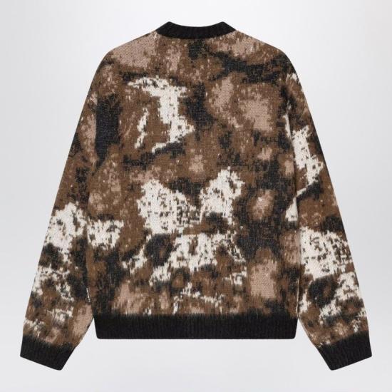 25FW 칼하트 WIP 머튼 가디건 와일드 도그 자카드 I035391PL 38XXX BROWN - CARHARTT WIP