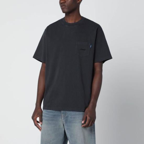 25FW 어웨이크 NY 반팔 티셔츠 AWKFW25TP007CO BLK BLACK