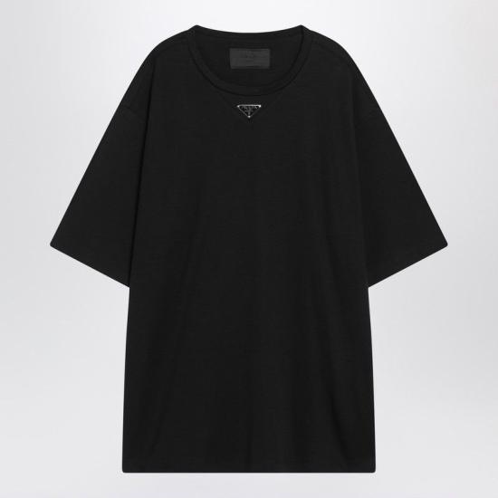 26SS 프라다 반팔 티셔츠 UJN861240 F0002 BLACK
