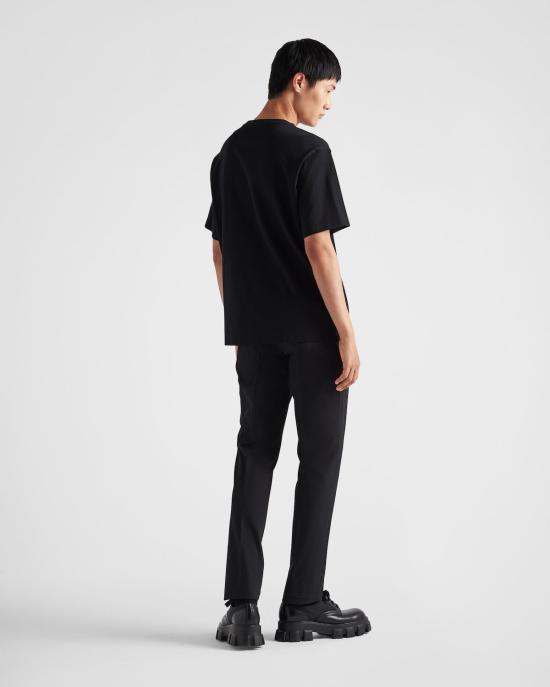 26SS 프라다 반팔 티셔츠 UJN861240 F0002 BLACK - PRADA