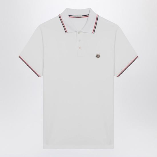 25FW 몽클레어 반팔 티셔츠 8A7030084556 001 WHITE