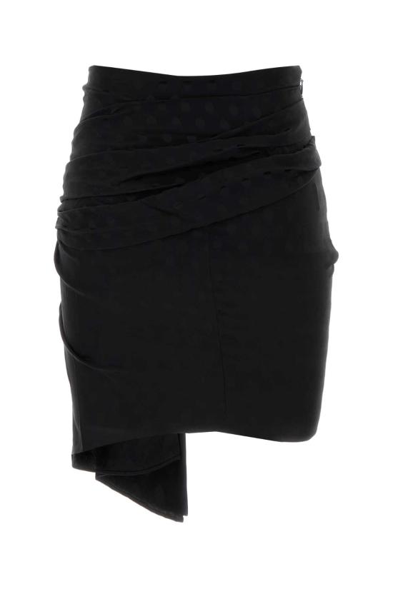 25FW 이자벨마랑 스커트 JU0422FAC4J04I 01BK BLACK - ISABEL MARANT