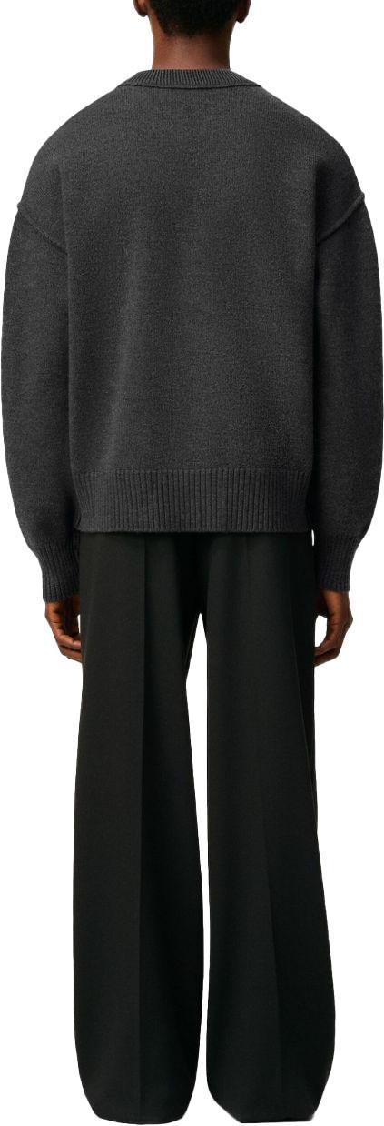 26SS 아미 빅 하트 울 크루넥 스웨터 UKS838018084 GREY - AMI