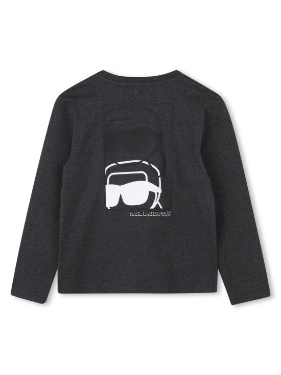 25FW [키즈] 칼라거펠트 티셔츠 Z30951K A82 CHARCOAL - KARL LAGERFELD