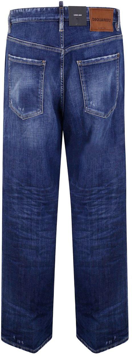 25FW 디스퀘어드2 데님 팬츠 S74LB1730S30872470 BLUE - DSQUARED2