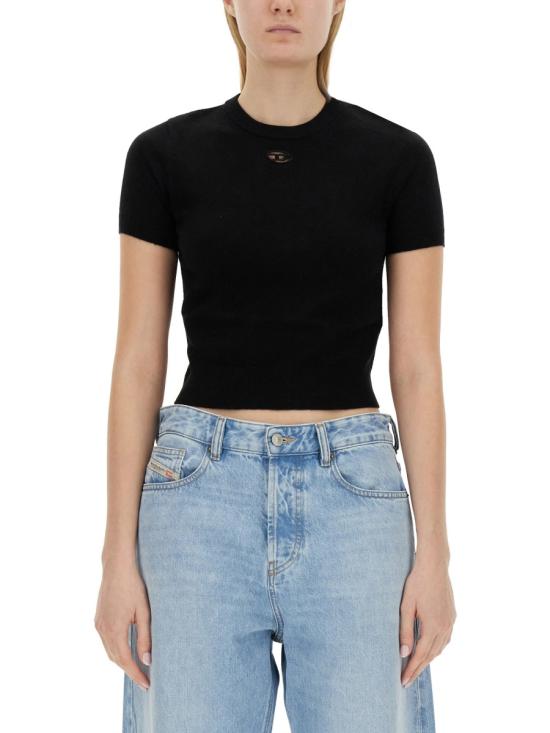  디젤 반팔 티셔츠 A13014 BLACK