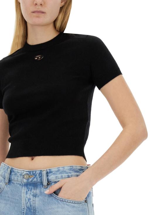  디젤 반팔 티셔츠 A13014 BLACK - DIESEL