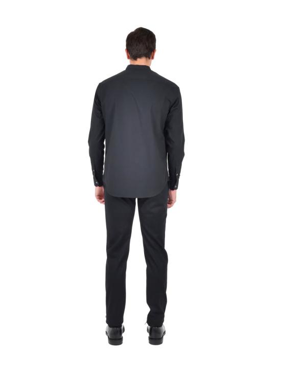 25FW 엠포리오 아르마니 긴팔 셔츠 EM003091TE16991UC001 Black - EMPORIO ARMANI