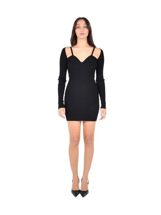 25FW 넨시 도자카 숏 원피스 NDKT0888000100BLACK Black