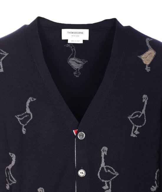 25FW 톰브라운 스웨터 MKC599AY1051415 BLUE - THOM BROWNE