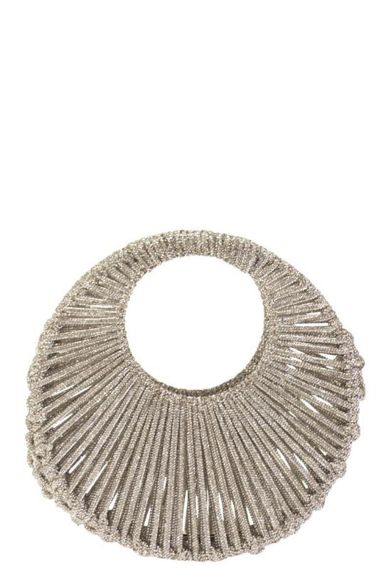 25FW 히보우라마 토트백 JAYA CRYSTAL SILVER