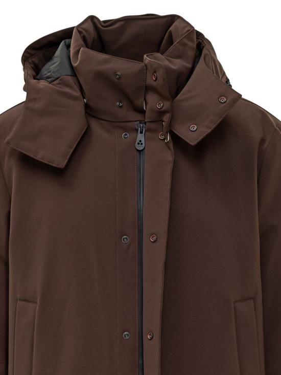 25FW 페트레이 크루거 TJ 01 재생 원단 퍼포먼스 코트  PEU562501191942 494 BROWN - PEUTEREY