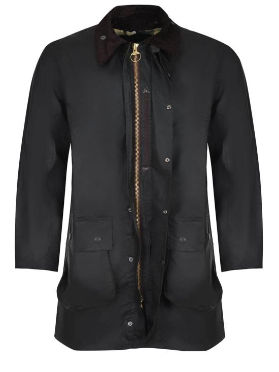 25FW 바버 보더 왁스 자켓 MWX0008SG91 Black - BARBOUR