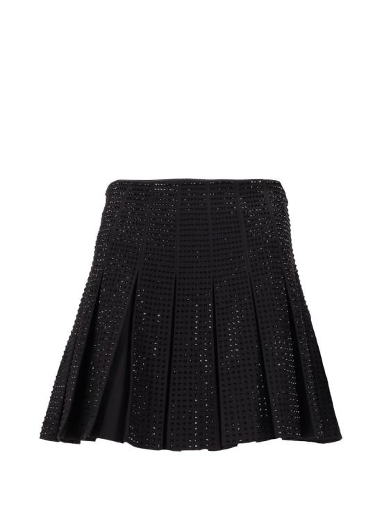 25FW 핑코 숏 스커트 105926A287 Z99 NERO LIMOUSINE Black