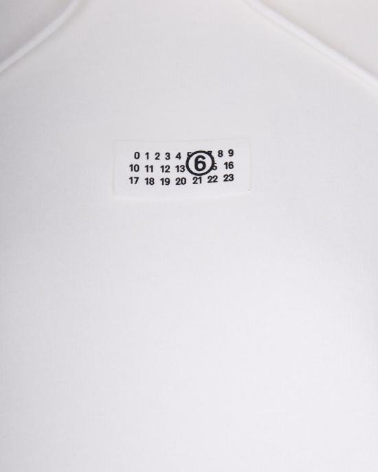 25FW MM6 메종마르지엘라 스웨터 S62GU0142M25024101 WHITE - MM6 MAISON MARGIELA