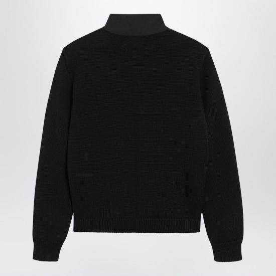 25FW 몽클레어 다운 울 집업 가디건 9B00054M1282999 BLACK DOM - MONCLER