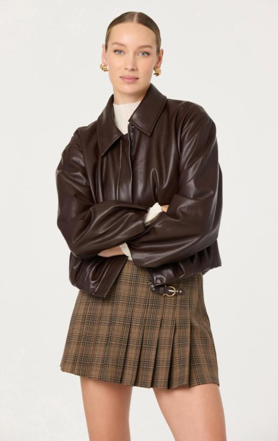  아스트라 더 라벨 가죽 자켓 아스트 더 라벨 레이빈 재킷 - ASTR The Label