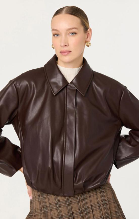  아스트라 더 라벨 가죽 자켓 아스트 더 라벨 레이빈 재킷