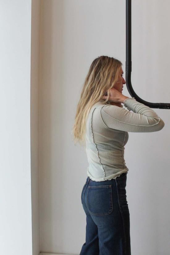  베이스레인지 터틀넥 Baserange Omato  브런 그린 - BASERANGE