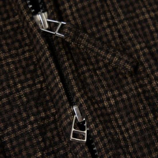  유니버셜웍스 베스트 유니버설 웍스 낙하산 라이너 조끼 브라운 시더 체크 - UNIVERSAL WORKS