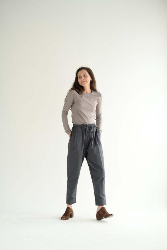  케이시 케이시 스트레이트 팬츠 블루 스컬 티피 팬츠 - CASEY CASEY