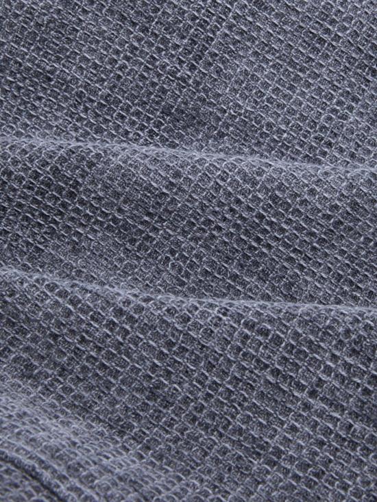  코리도 긴팔 셔츠 복도 안료 염색 와플 셔츠 - CORRIDOR