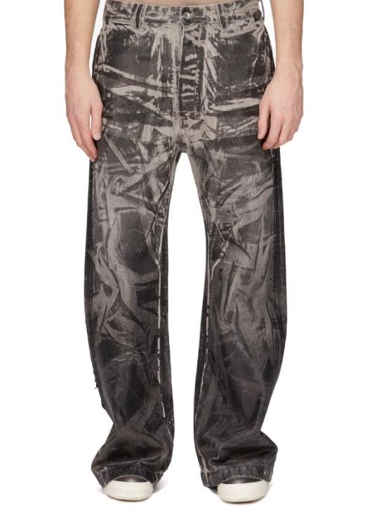 26FW 릭 오웬스 데님 팬츠 DU02E7351DWF 59 BLACK WASHED FOIL