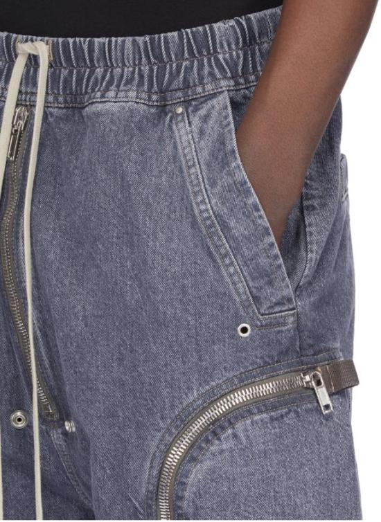 25FW 릭 오웬스 숏팬츠 DU02E7389DGY 58 WASHED GREY - RICK OWENS