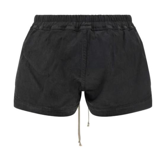 25FW 릭 오웬스 숏팬츠 DS02E7319SBW 99X BLACK WAX - RICK OWENS