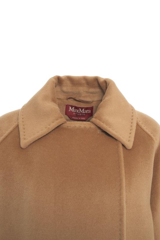 25FW 막스마라 아리아노 더블 브레스티드 울 피코트 ARIANO 002 MARRONE - MAX MARA