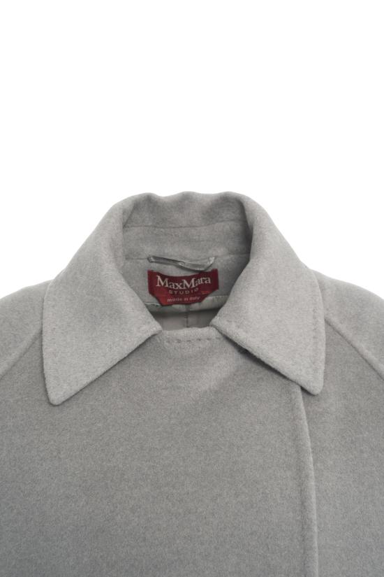 25FW 막스마라 아리아노 더블 브레스티드 울 피코트 ARIANO 032 GRIGIO - MAX MARA