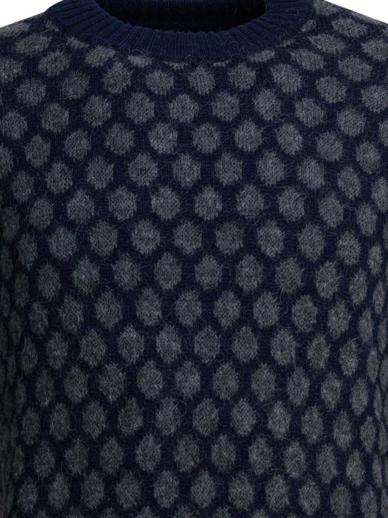 25FW 라키 스웨터 PAUL WV WMBLU NOTTE GRIGIO Blue - RAKKI