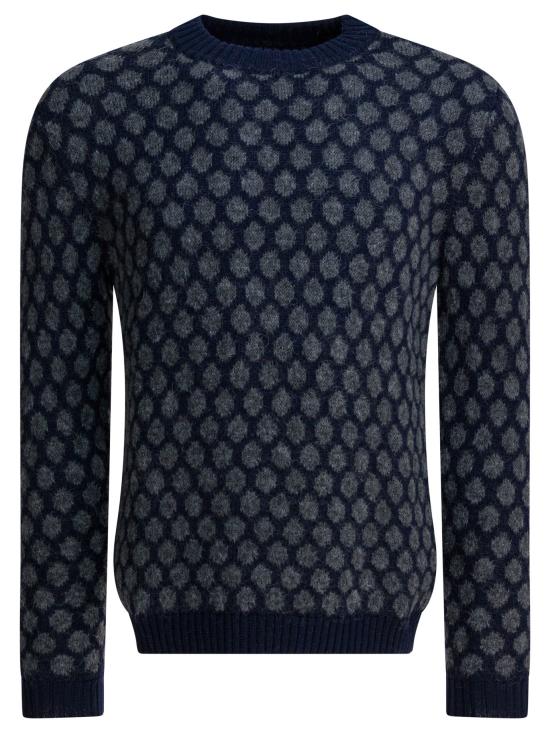 25FW 라키 스웨터 PAUL WV WMBLU NOTTE GRIGIO Blue